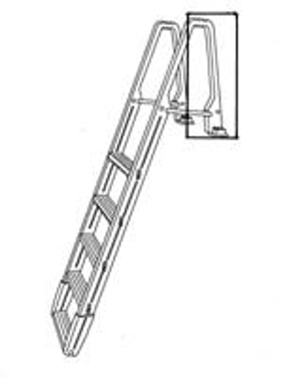 AFrame Adjustable Ladder Confer Plastics Model 7100X