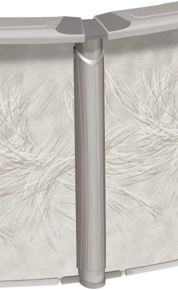 Wilbar International Azor Resin Above Ground Oval 54 Deep Pool Package