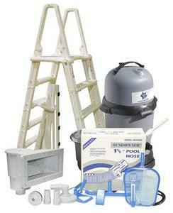 Wilbar International Azor Resin Above Ground Oval 54 Deep Pool Package