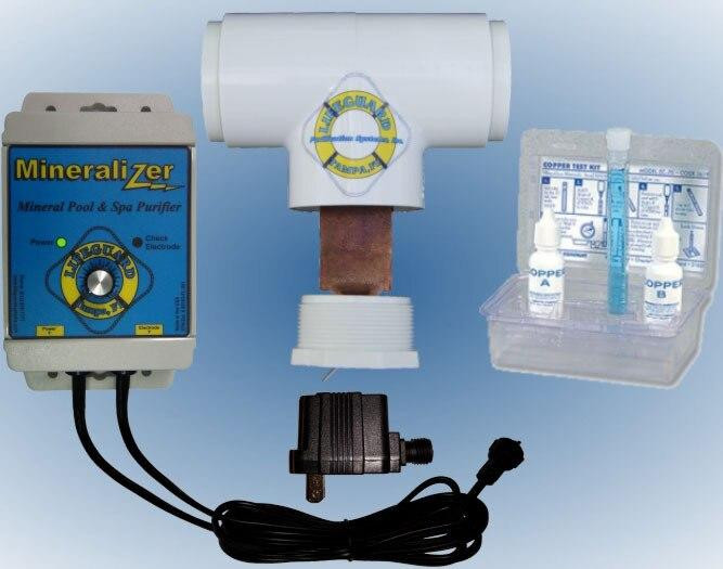 Electronic Copper - Silver Ion Purifier Mineralizer M525 on Pool