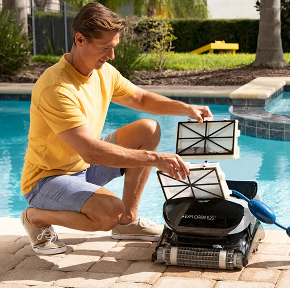 Maytronics Dolphin Explorer E25 Robotic Pool Cleaner 