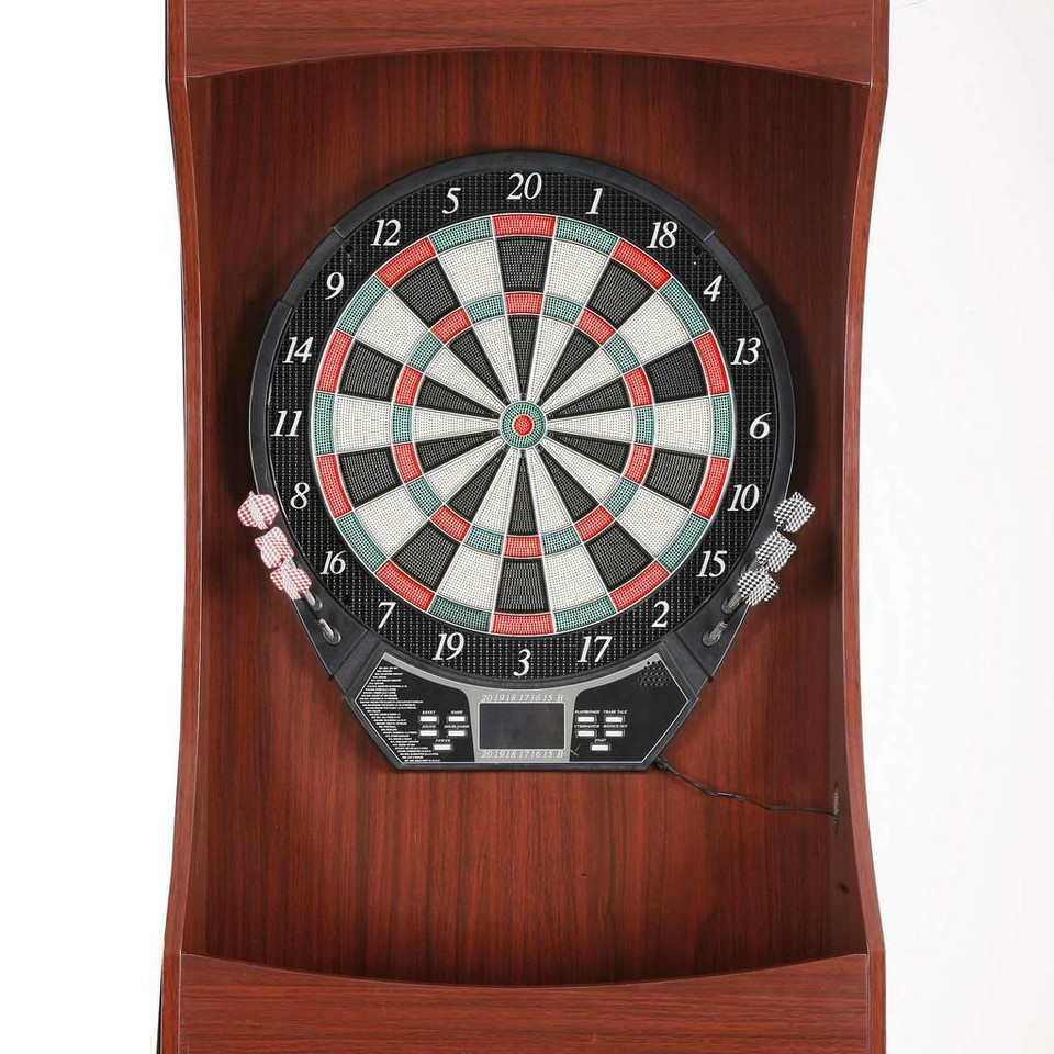 Blue Wave Outlaw Free Standing Dartboard and Cabinet Set