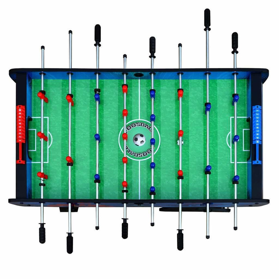 Blue Wave Gladiator 48-In Foosball Table for Kids with Easy Folding for Storage, Robot Graphics, Ergonomic Handles