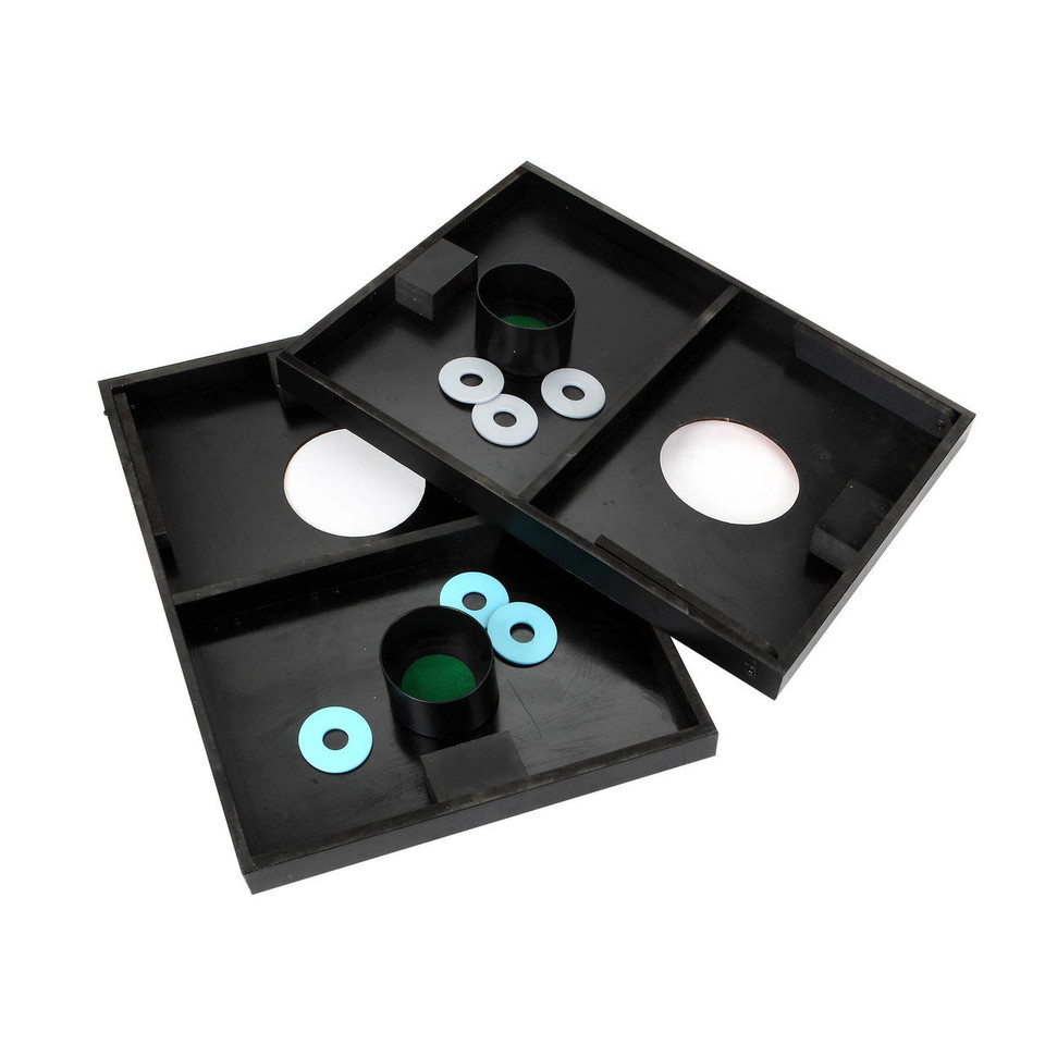 Blue Wave Triple Play Cornhole 3-in-1 Bean Bag Toss Game Set