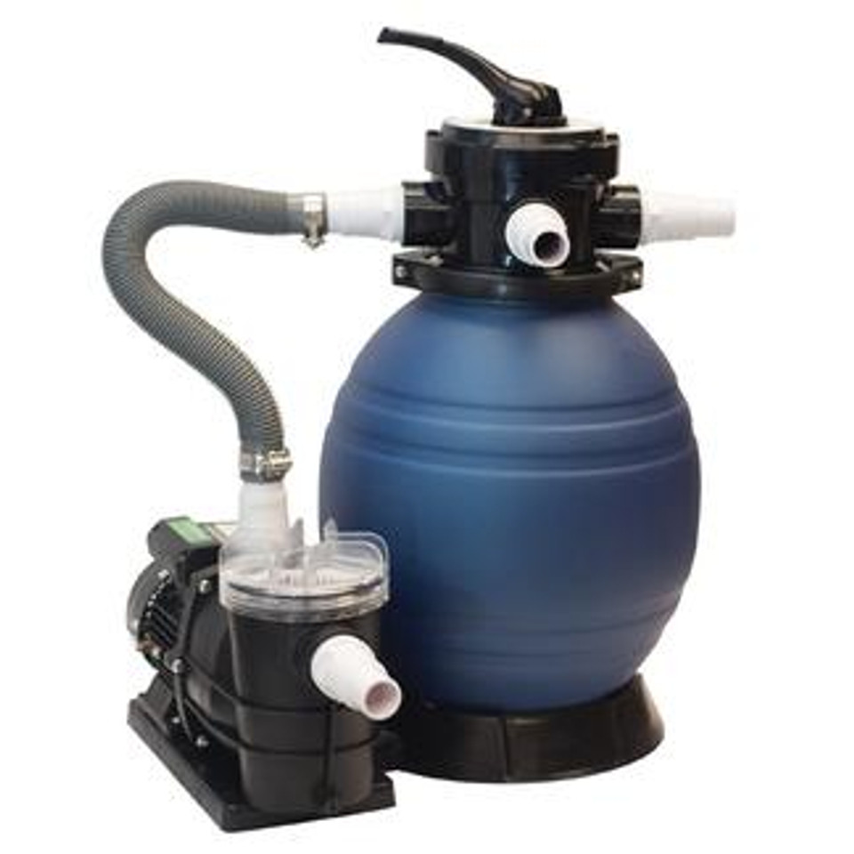 Blue Torrent Tiger Shark  Aboveground Sand Filter System 12" Filter with 3/4HP Pump 
