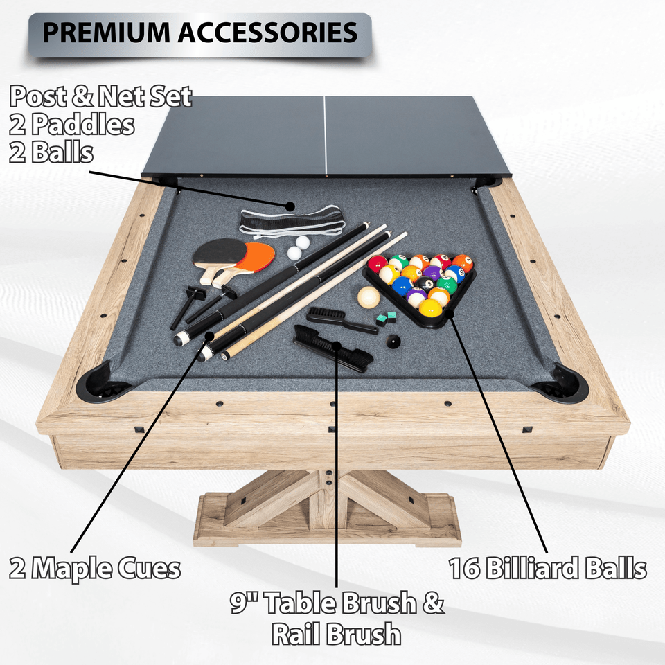 The Rockford 7' Multi-Game Table