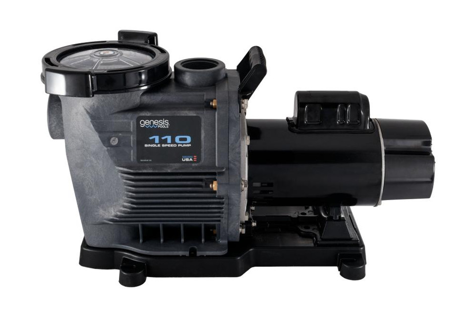  Genesis Pools 1.10 HP Single Speed Inground Pool Pump 