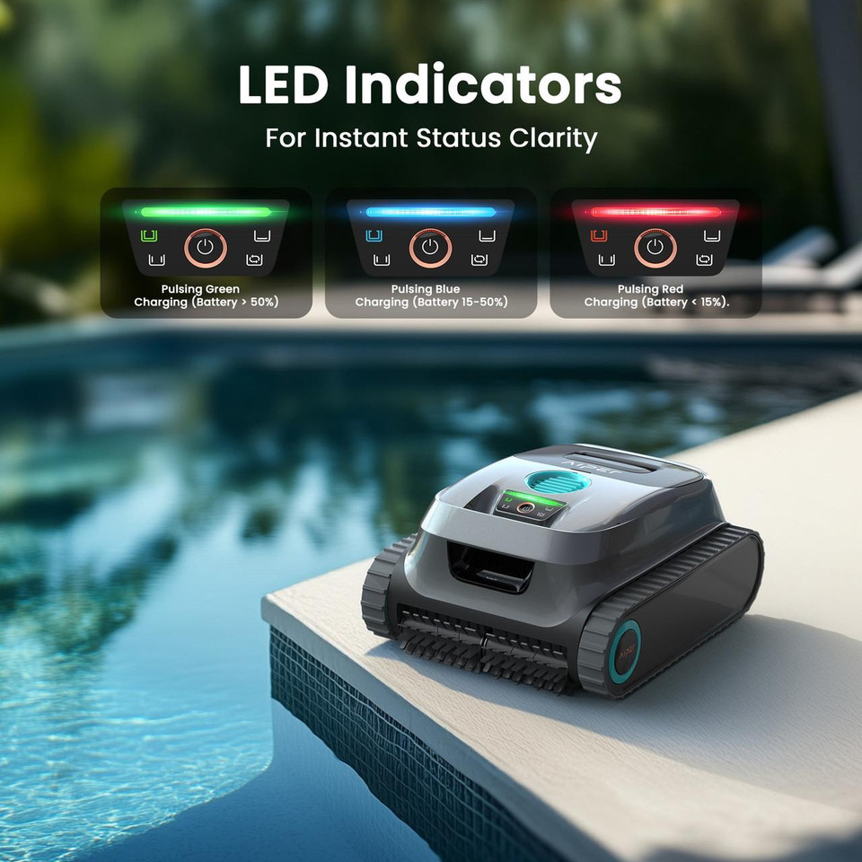  Aiper Scuba P1 Cordless Robotic Pool Cleaner 