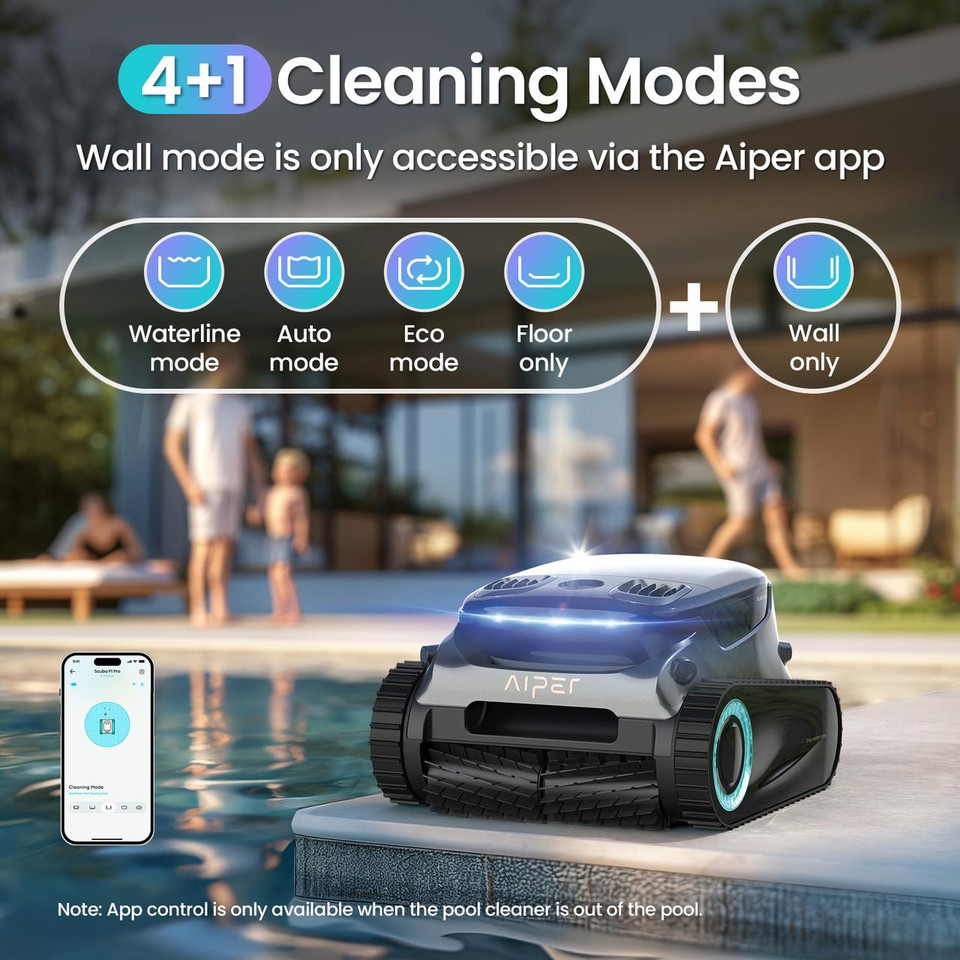  Aiper Scuba P1 Pro Cordless Robotic Pool Cleaner 