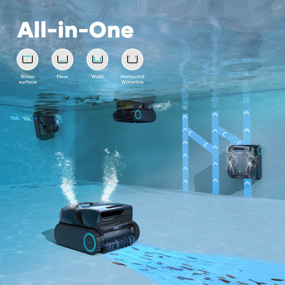 Aiper Scuba Pro Max Cordless Robotic Pool Cleaner