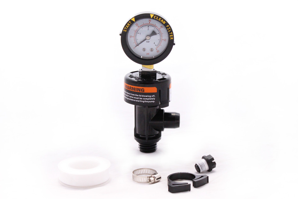 Replacement for Pentair® High Flow Manual Air Relief Valve & Gauge Kit – Replaces 98209800