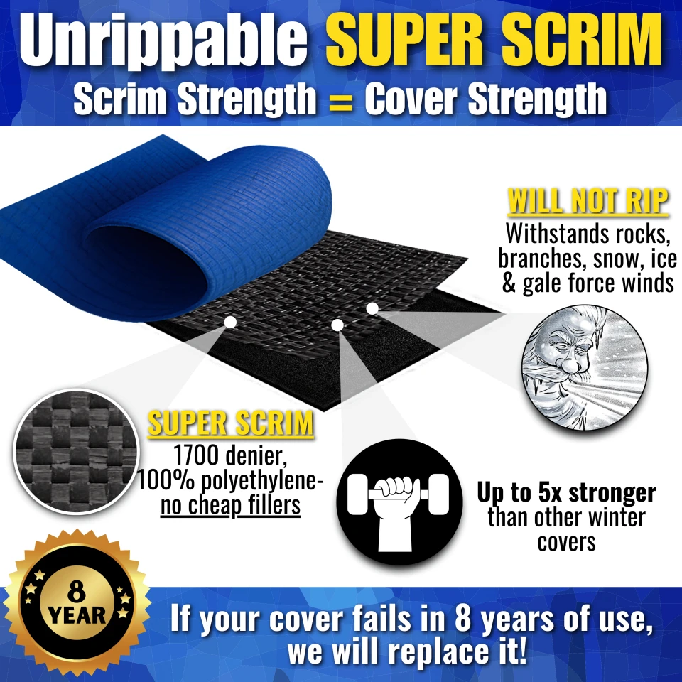 UnRippable Winter Cover for Aboveground Pools