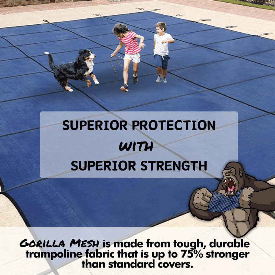 Gorilla Mesh Safety Cover for Inground Pools