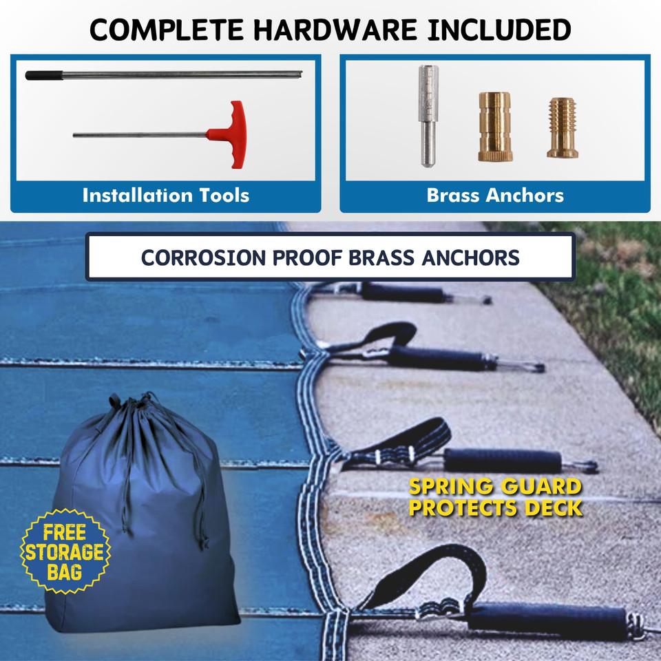 Gorilla Solid Safety Cover for Inground Pools