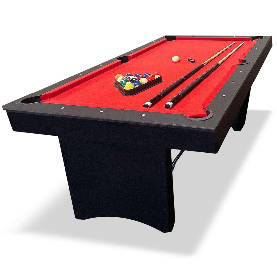 Freetime Fun Ashford 6' Portable Folding Pool Table - Plays Like a Full-Sized Billiard Table for Home Fun 