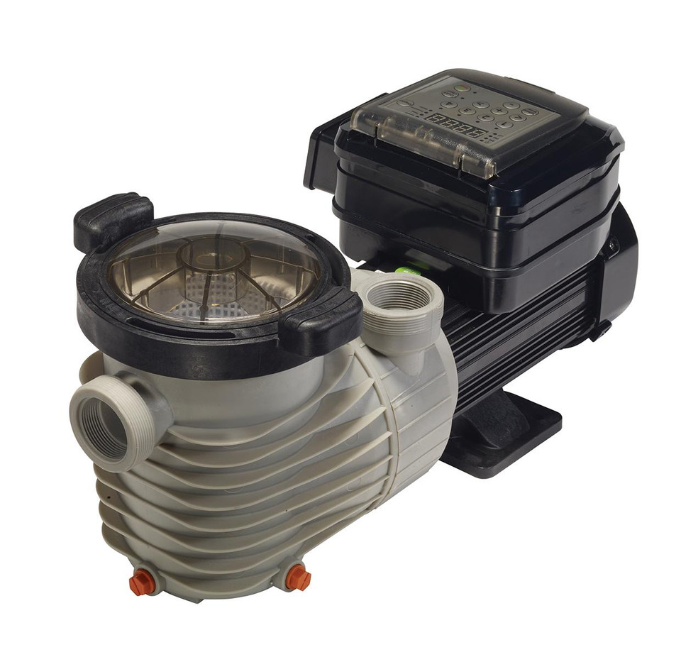  Blue Torrent Hurricane 1.5HP Variable Speed Pump - Energy Efficient Aboveground Pool Pump with Built-in Controller & Dual Discharge Ports 