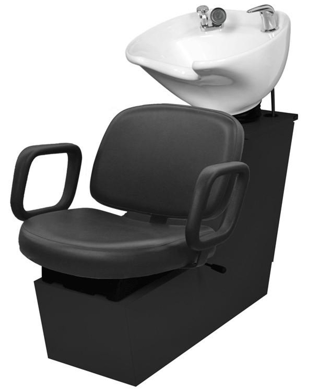 Jeffco Sterling Salon Shampoo Backwash Station + Bowl