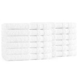 White Facial & Makeup Washcloths (12 Pack) ERC Wiping Products