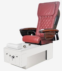 ION II Pedicure Spa + P20C Massage Chair red