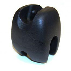 J&A Pedicure Spa Parts, Shower Head Holder - Lenox Black, Side View