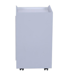 Mayakoba Pedicure Trolley, SENECA ash gray back view Mayakoba Pedicure Trolley, SENECA ash gray back view