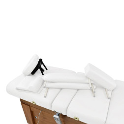 Touch America Massage Table High-End Accessory Package, White