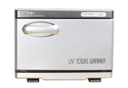 Touch America UV Sanitizing Hot Towel Cabinet, SMALL front Touch America UV Sanitizing Hot Towel Cabinet, SMALL front