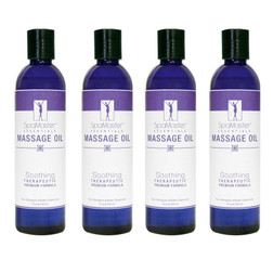 Master Massage Aromatherapy Massage Oil, SOOTHING 4 pack