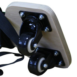 Master Massage Table Wheeled Cart, EASYGO wheel closeup Master Massage Table Wheeled Cart, EASYGO wheel closeup