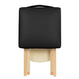 Master Massage Therapist Stool, Folding Wooden, folded
