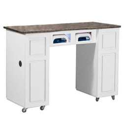 Deco Salon Manicure Table CANTERBURY (BUV) White Deco Salon Manicure Table CANTERBURY (BUV) White