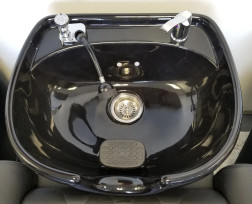 Deco Shampoo Chair Bed Station, LYRA sink view