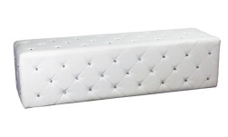 Deco Salon Furniture Reception Bench, CRYSTALLI white Deco Salon Furniture Reception Bench, CRYSTALLI white