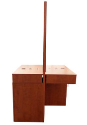 Deco Salon Furniture Styling Station JACKLYN Double side view