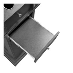 NOTTINGHAM II Double-Sided Hair Styling Station pull-out workspace