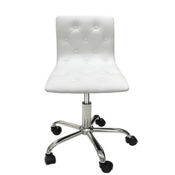 Deco Manicure Technician Stool ELIZABETH, white