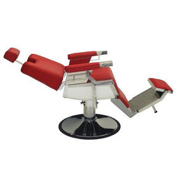 Deco Salon Furniture Barber Chair ROOSEVELT, Recessed Headrest Reclining