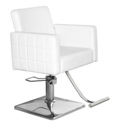 Deco Hair Salon Furniture Styling Chair, FAB white