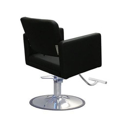 Deco Styling Chair, PIAZZA black back view