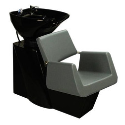 Deco Salon Furniture Shampoo Chair Station BEATRICE with gray chair Deco Salon Furniture Shampoo Chair Station BEATRICE with gray chair