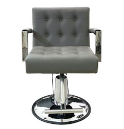 Deco Styling Chair, ASHLEY XL gray front view