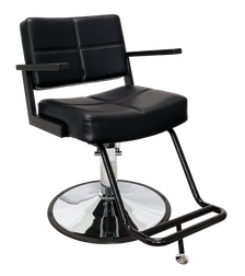 Black LELAND Salon Styling Chair