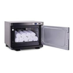 Continuum UV Hot Towel Cabinet, MINI 120V, Black with towels Continuum UV Hot Towel Cabinet, MINI 120V, Black with towels