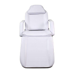 Deco Salon Furniture Facial Chair, HYDRAULIC Lift Base, white