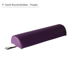 Master Massage Table Bolster, Half-Round, 9", Purple