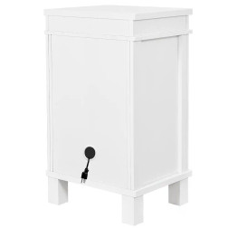 DIR Styling Station Cabinet, BORDEAUX, Back View