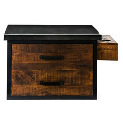 DUNCAN Hanging Salon Station Side Cabinet front view DUNCAN Hanging Salon Station Side Cabinet front view