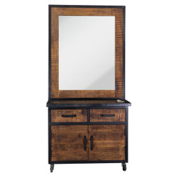 ESSEN Rustic Hair Salon Station front view ESSEN Rustic Hair Salon Station front view