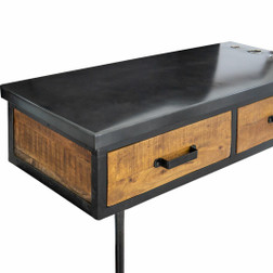 Rustic ROSSEX Hair Salon Station Counter closeup of countertop Rustic ROSSEX Hair Salon Station Counter closeup of countertop