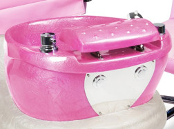 ANS Kids Pedicure Spa, Pink Pixie, Base, Pink Basin & Footrest 